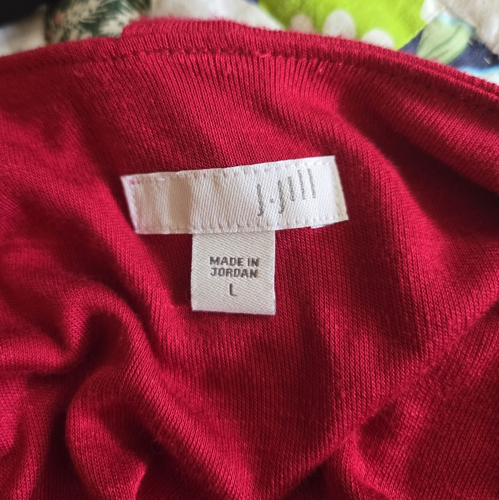 J. Jill pink double layer button back knit dress - Picture 4 of 5